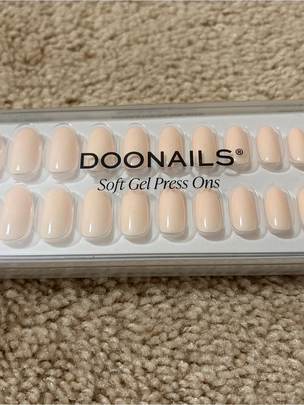 Doonails Soft Gel Press Ons in Cheesecake